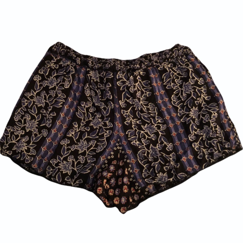 3/$10 Boho Shorts navy flowy